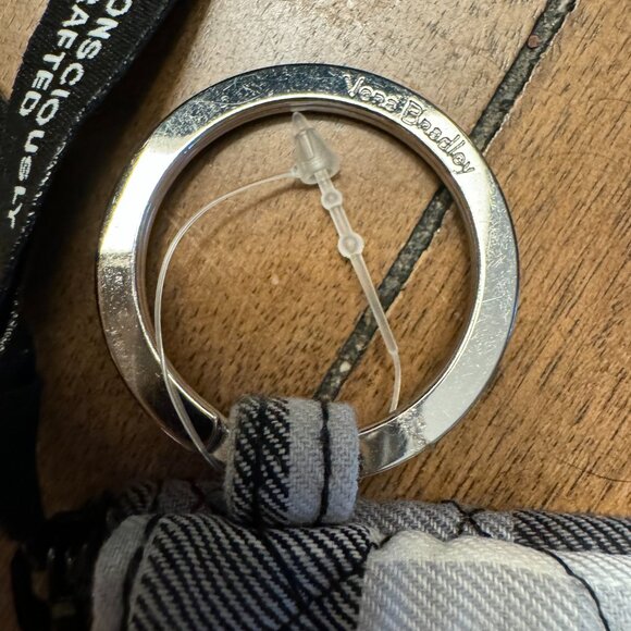 Vera Bradley Kingbird Plaid Cotton Zip ID Case Women Coin & Card Cases - Picture 5 of 5